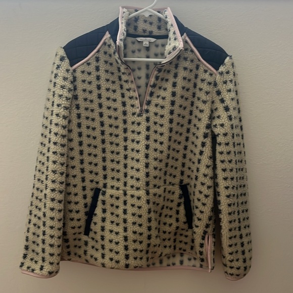 L.L. Bean fleece half-zip pullover womens small - Picture 2 of 4